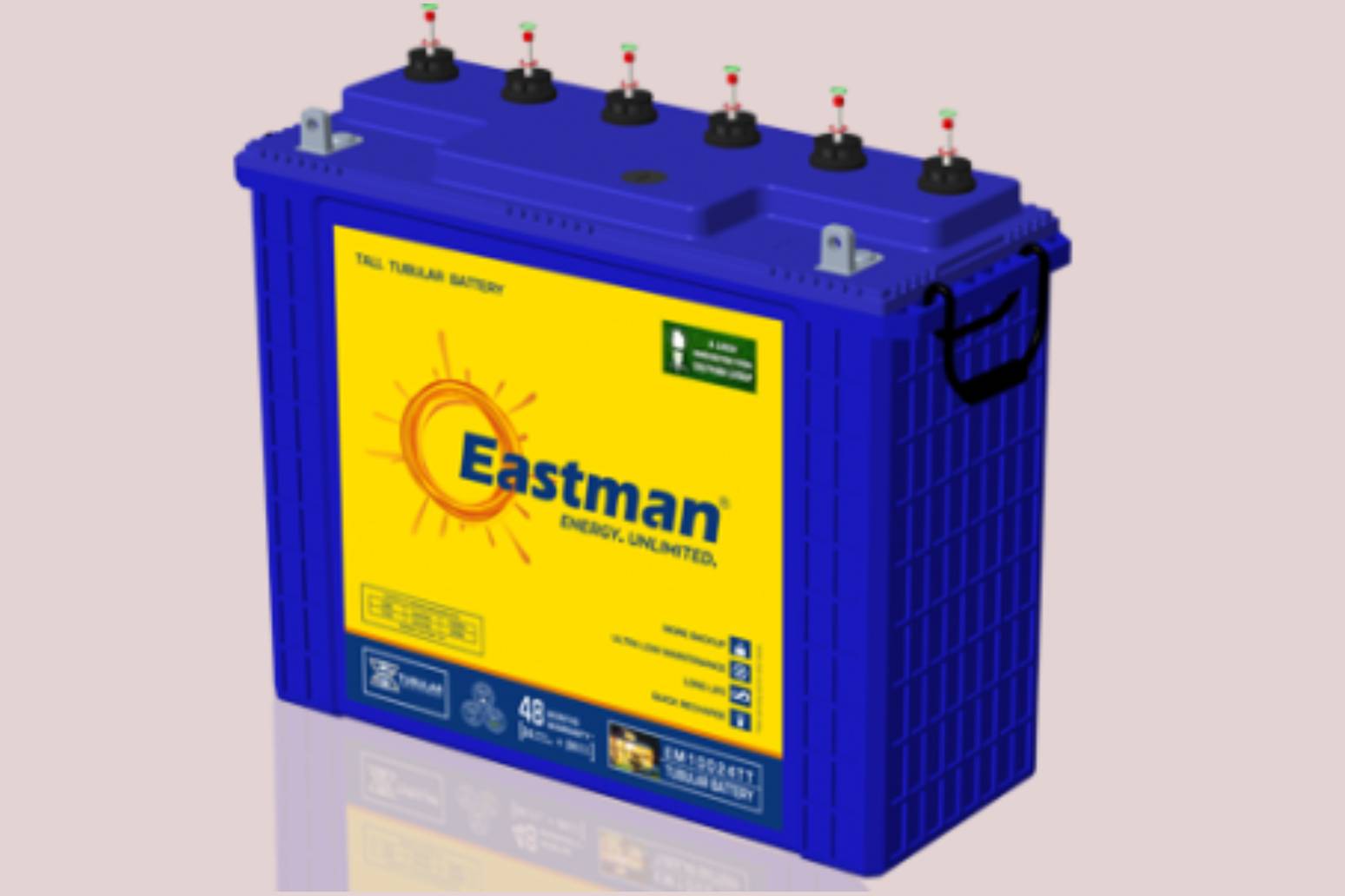 Eastman Solar Tubular Battery 220ah/12v